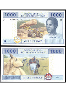 CAMEROUN (C.A.S.) 1000 Francs 2002 Fior di Stampa